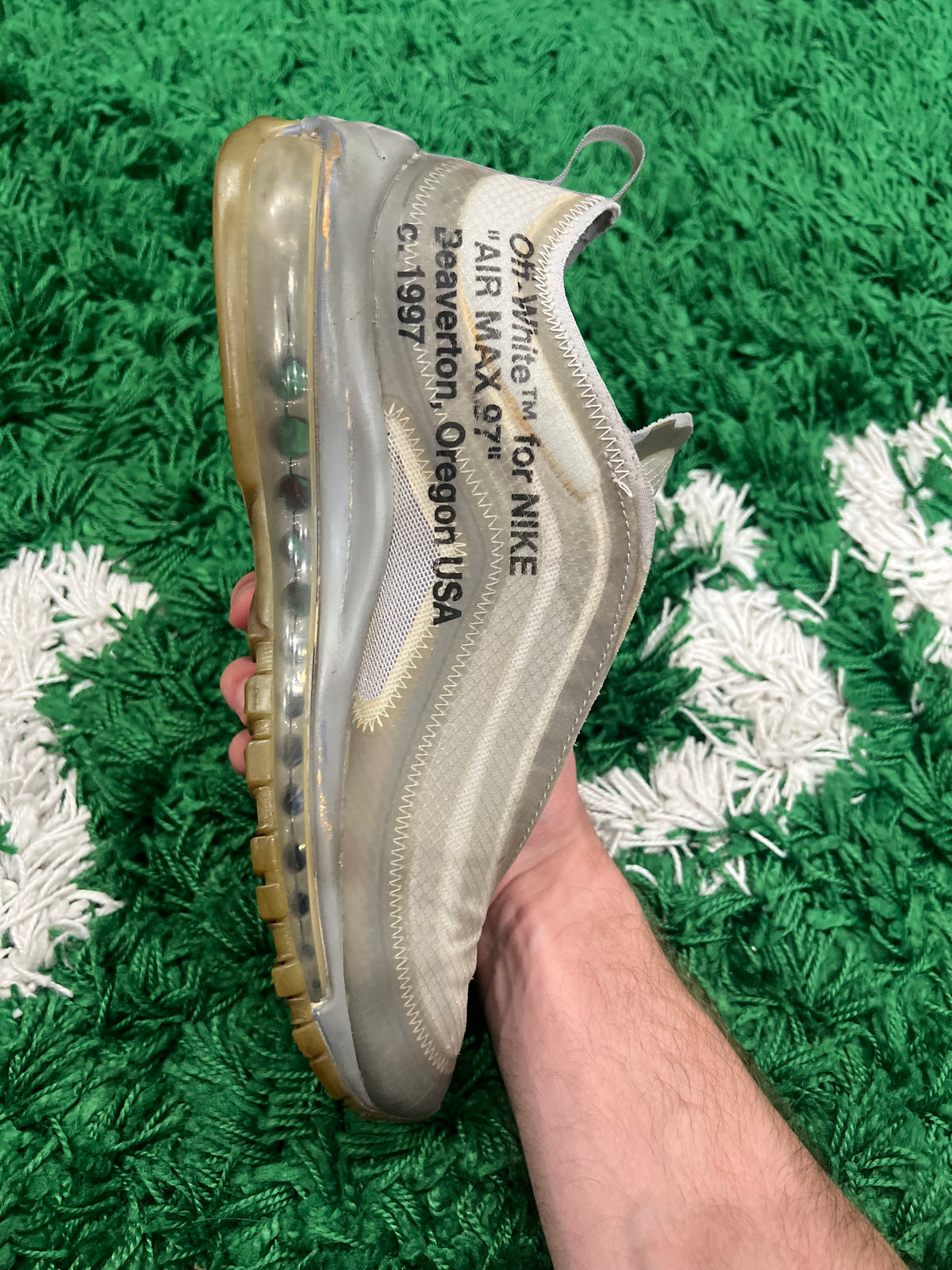 Nike Air Max 97 Off-White Menta (Preowned 8M)