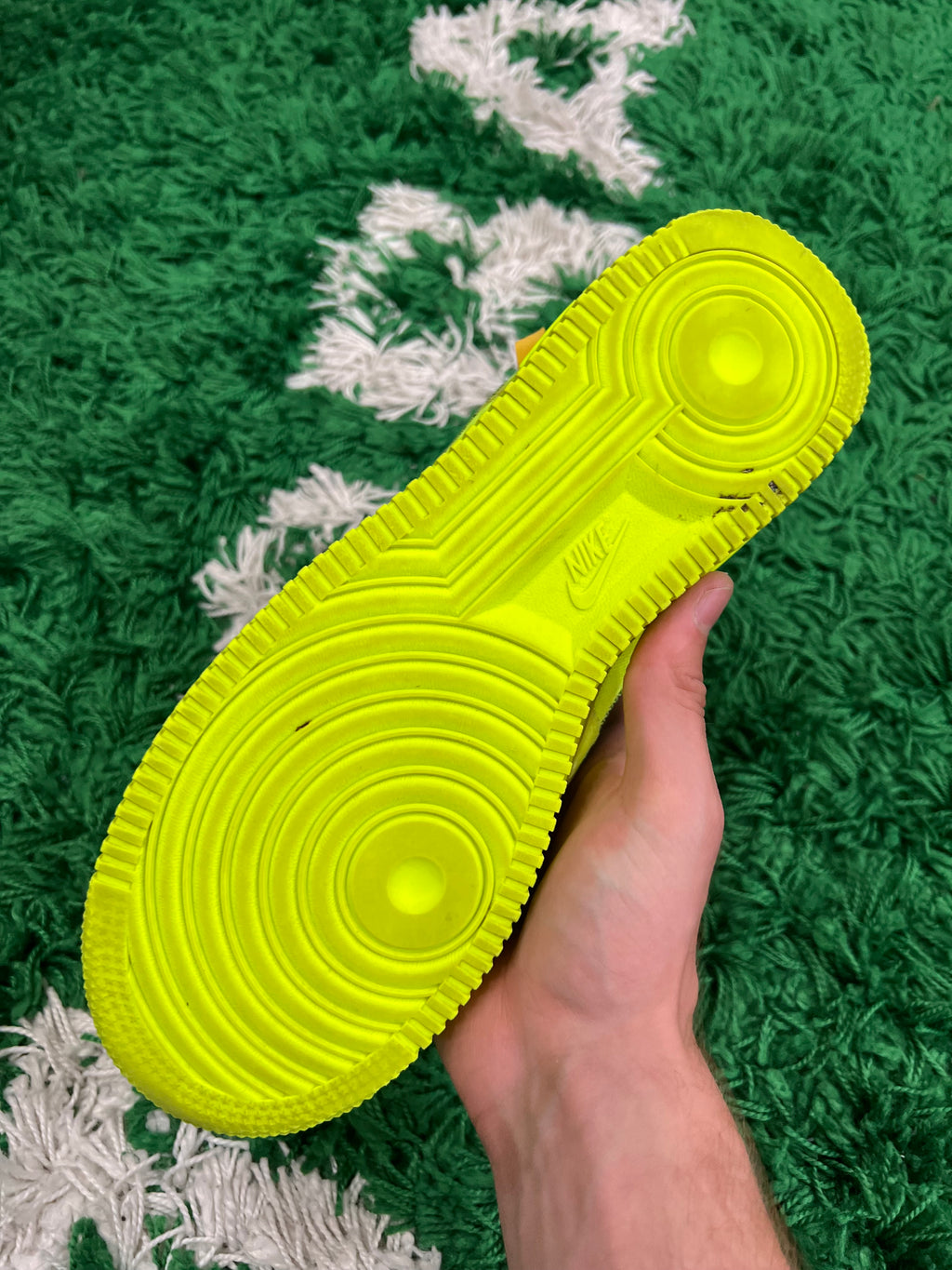 Nike Air Force 1 Low Off-White Volt (Preowned 9M)