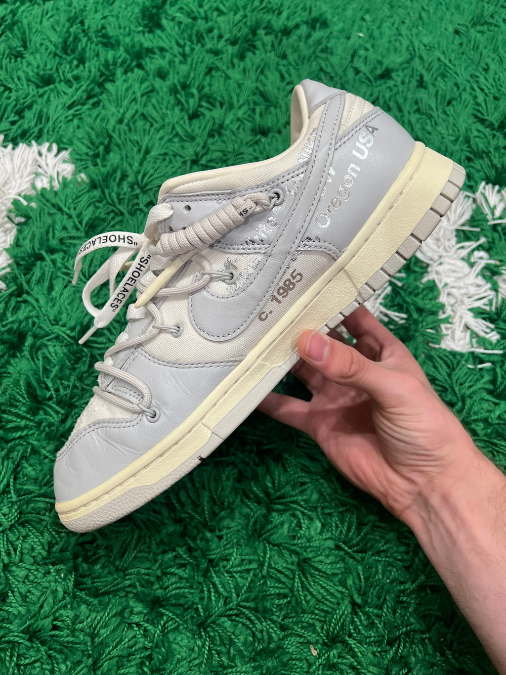 Nike Dunk Low Off-White Lot 42 (Preowned 10.5M)