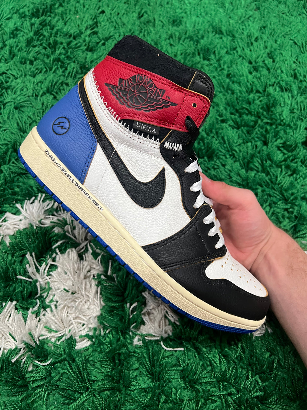 Jordan 1 High Fragment x Union LA Varsity Red Royal (Pre-Owned 11M)