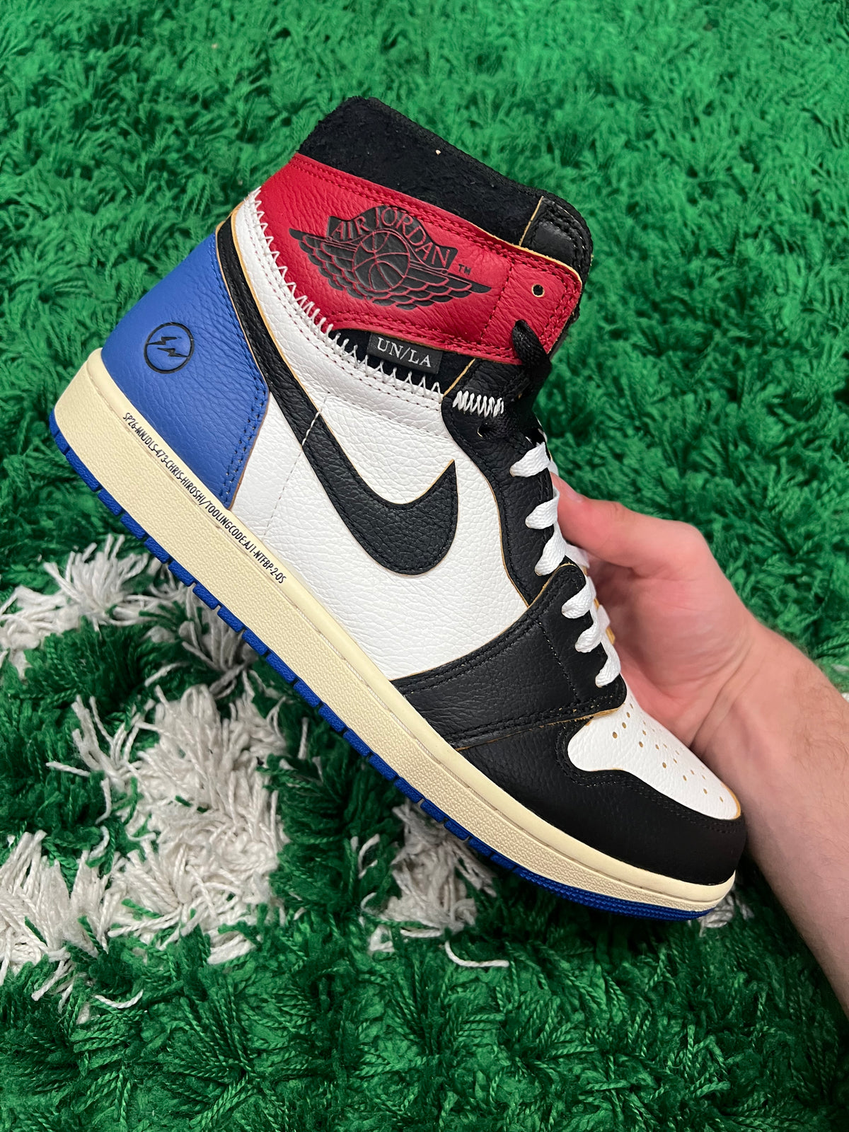 Jordan 1 High Fragment x Union LA Varsity Red Royal (Pre-Owned 11M)