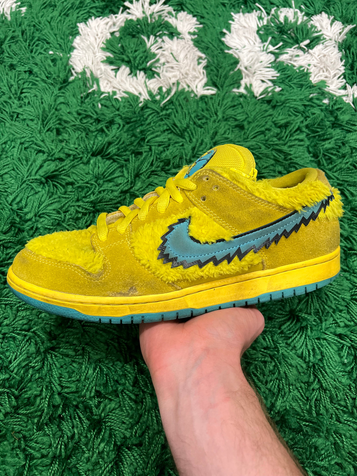 Nike SB Dunk Low Grateful Dead Bears Opti Yellow (Preowned 10M)