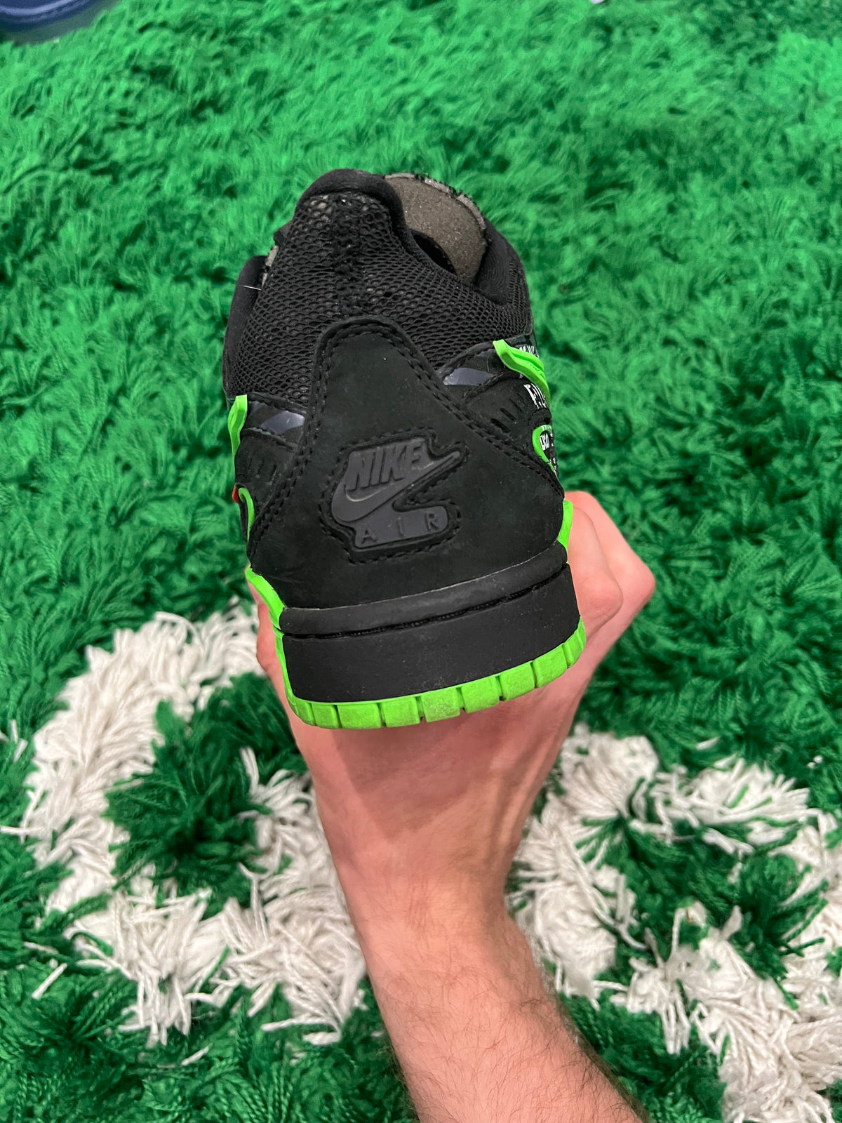Nike Air Rubber Dunk Off-White Green Strike (Pre-Owned 9.5M)