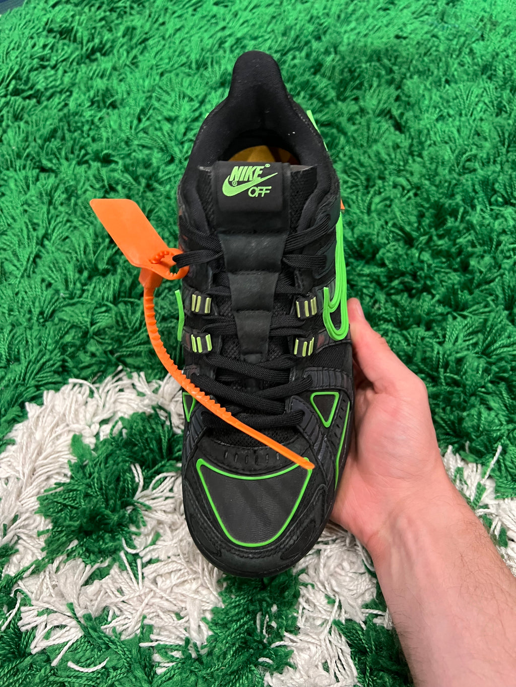Nike Air Rubber Dunk Off-White Green Strike (Pre-Owned 8M)