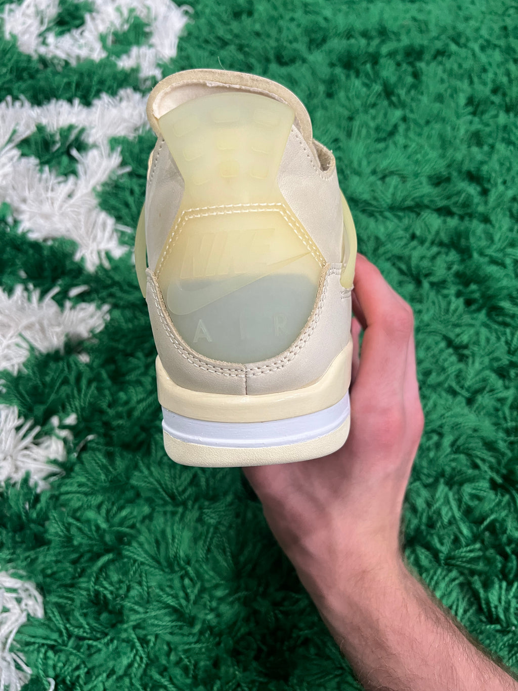Jordan 4 Off-White Sail (Women's) (Preowned 5M/6.5W)