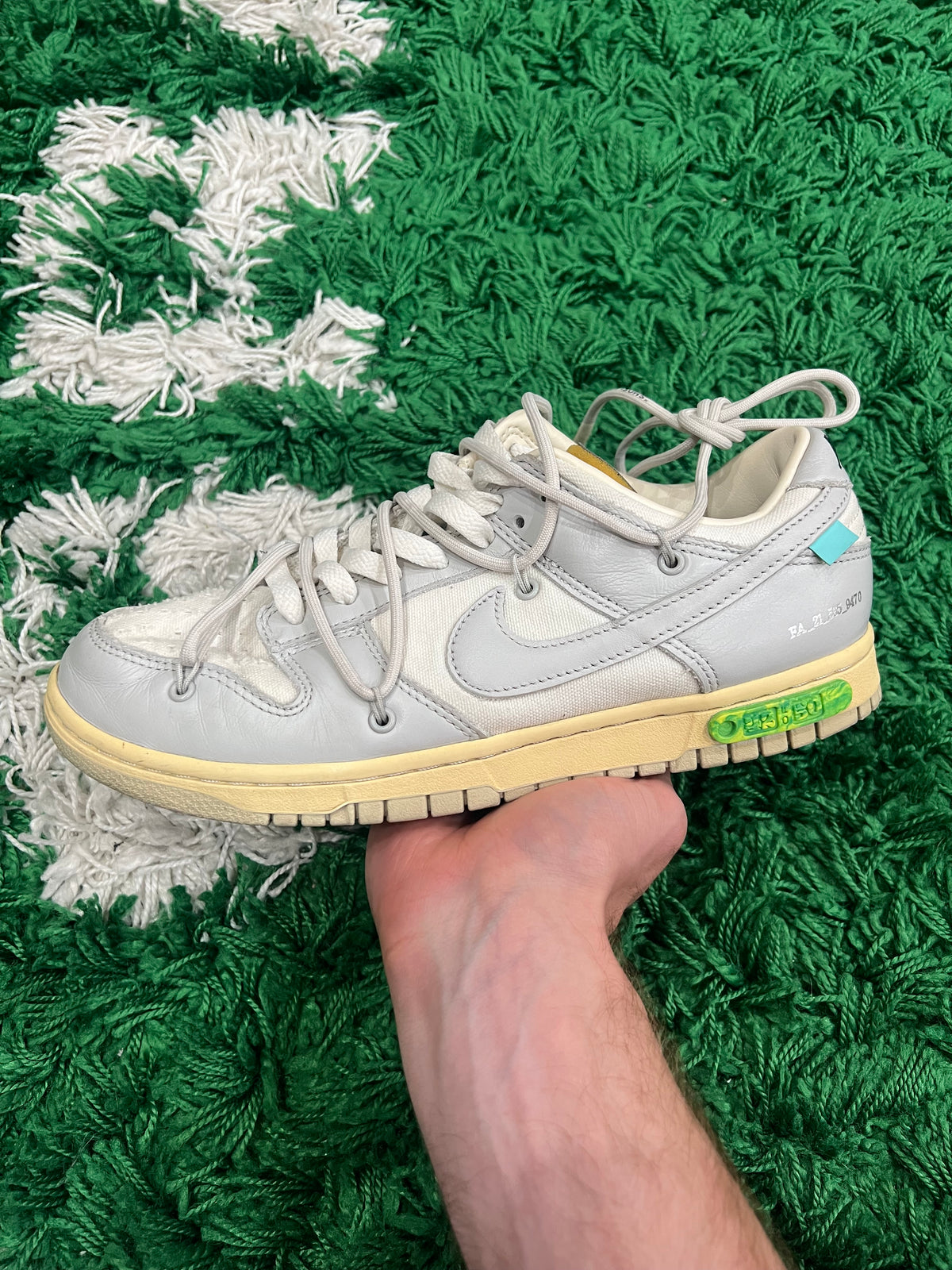 Nike Dunk Low Off-White Lot 42 (Preowned 8.5M)