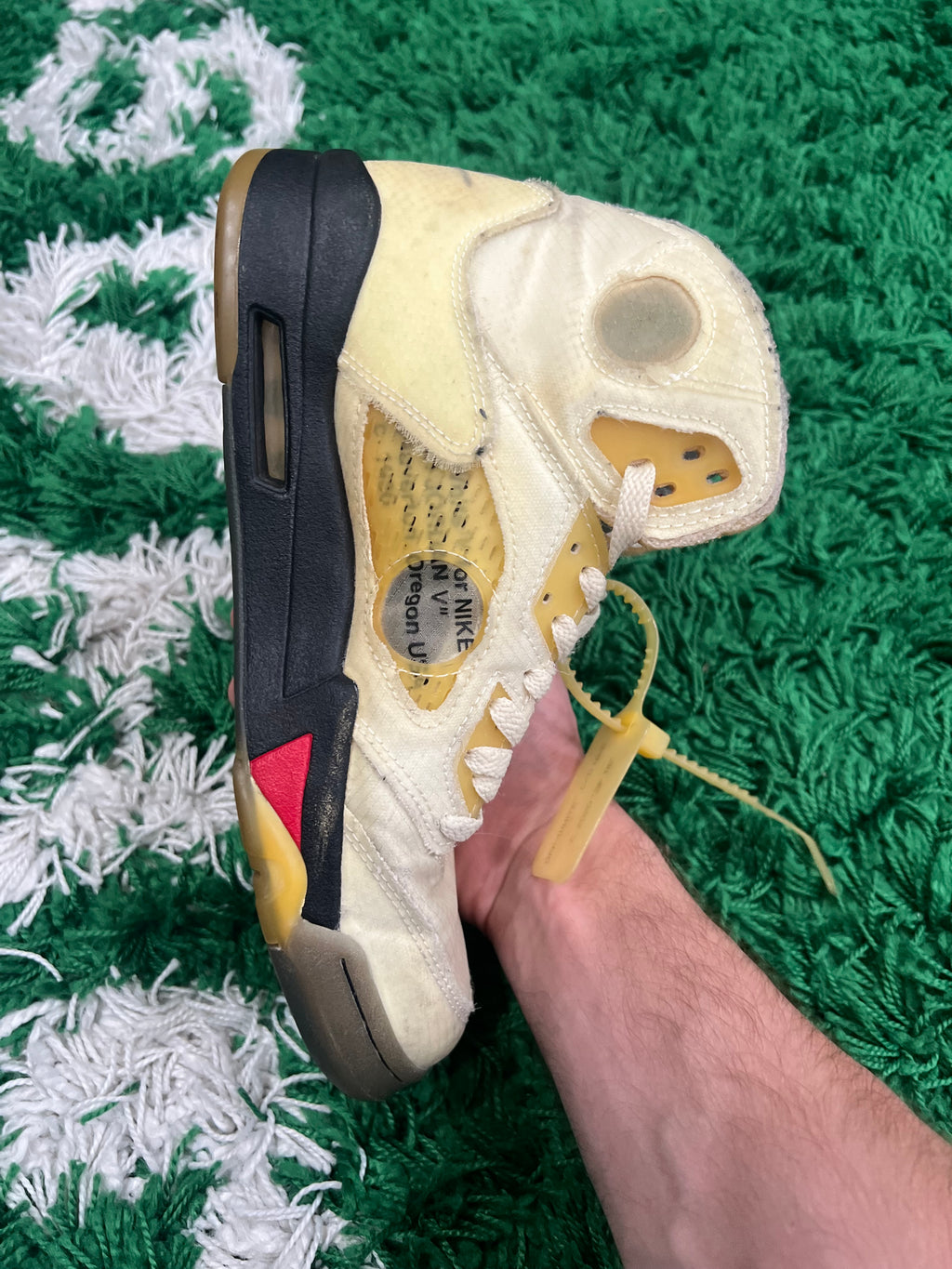 Jordan 5 Off-White Sail (Preowned 8M)