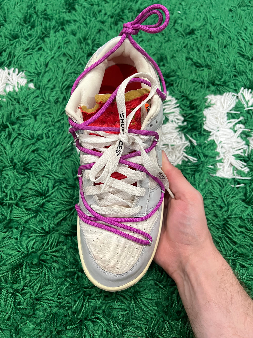Nike Dunk Low Off-White Lot 45 (Preowned 8M)