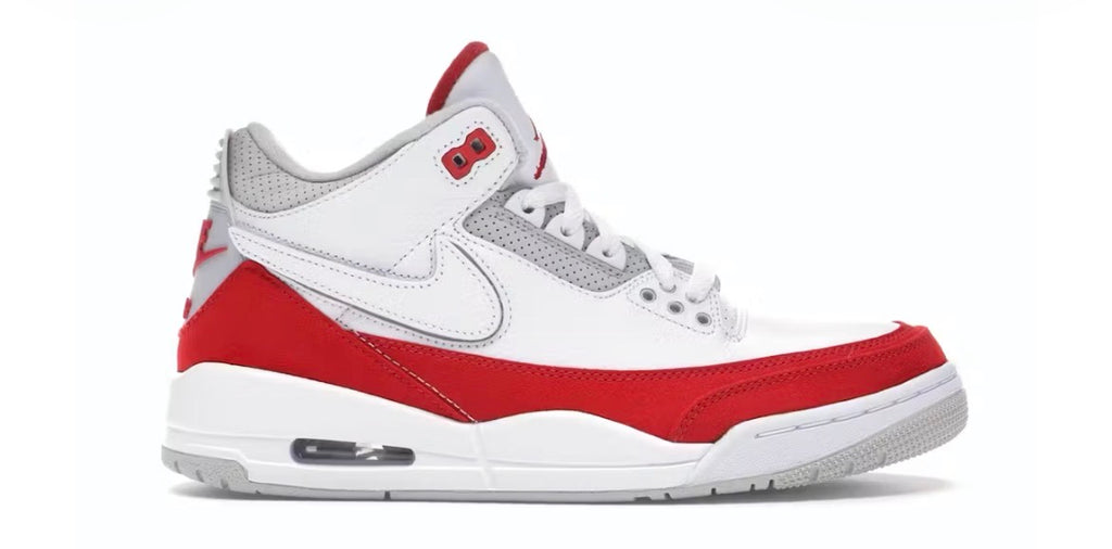 Jordan 3 Tinker Hatfield White University Red (Preowned 7.5M)