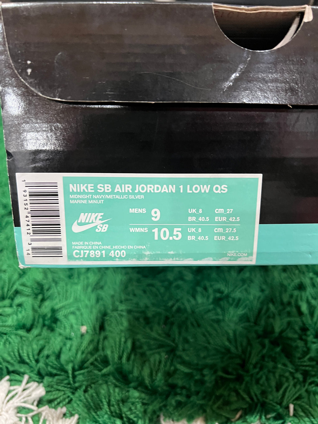 Jordan 1 Low SB Midnight Navy (Pre-Owned 9M)