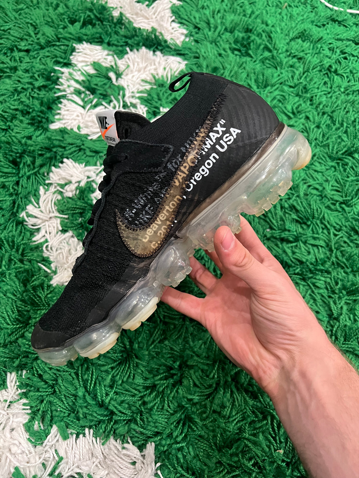 Nike Air VaporMax Off-White Black (2018) (Preowned 9.5M)