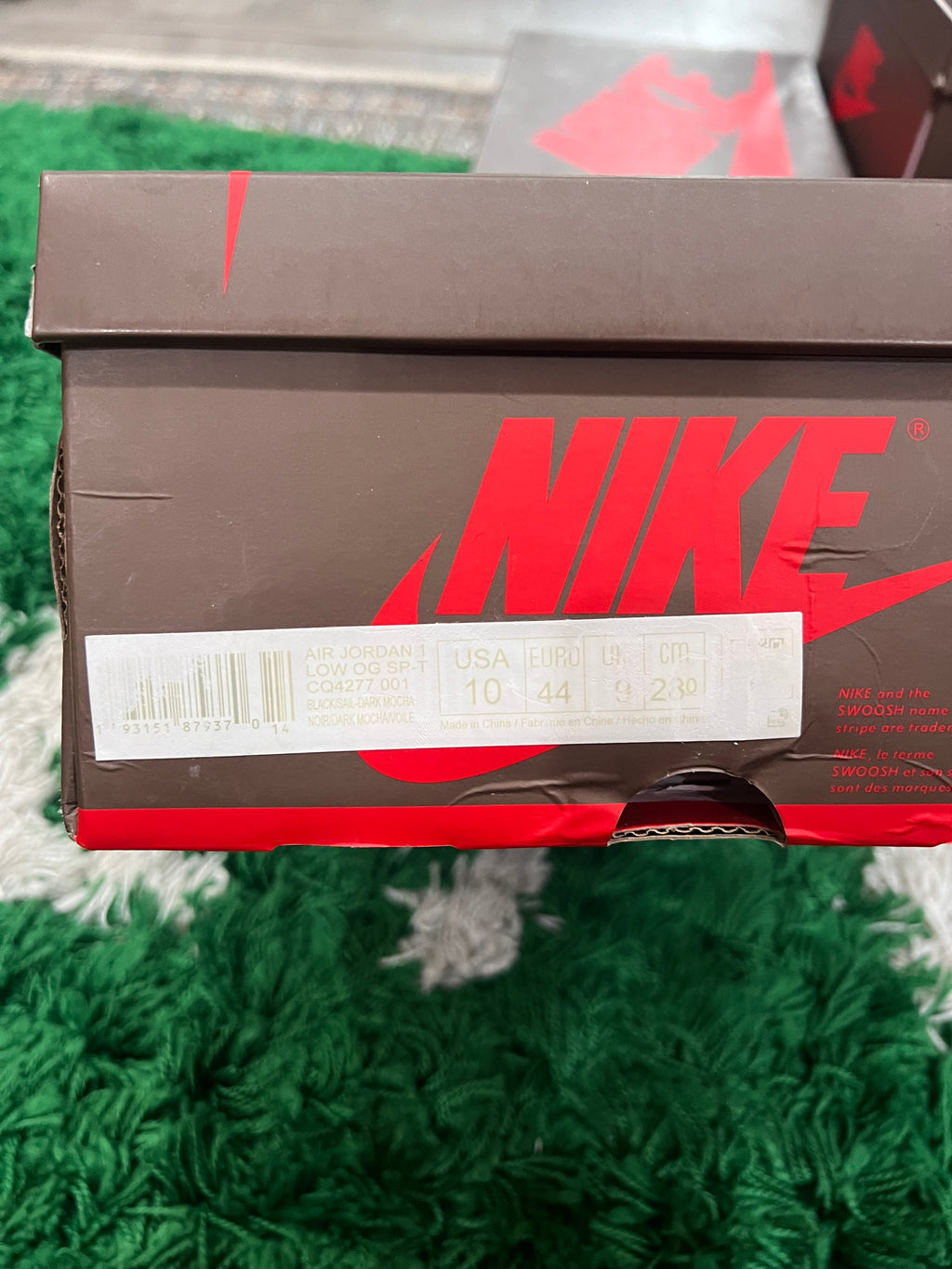 Jordan 1 Low Travis Scott Mocha (Pre-Owned Size 10M)