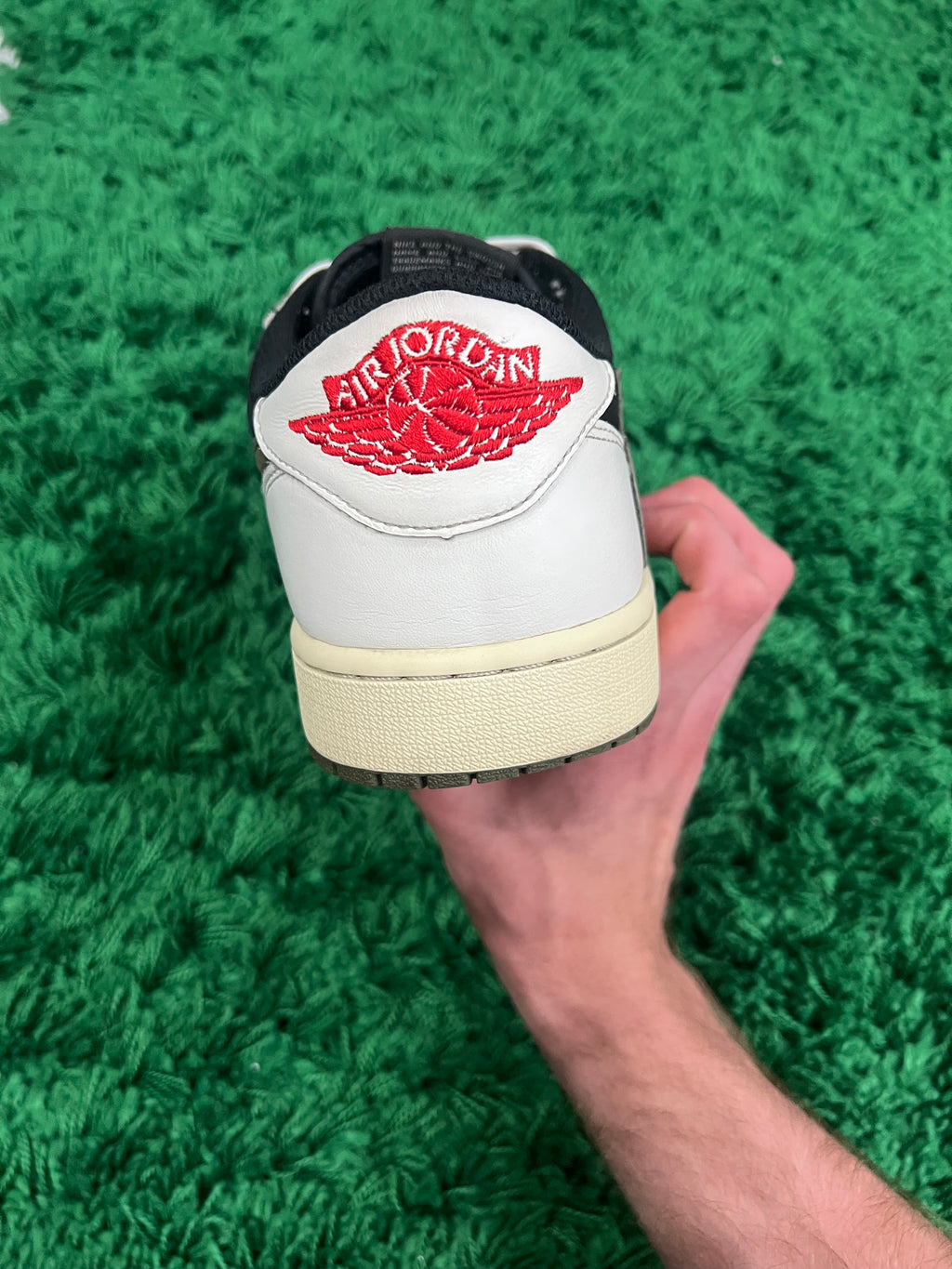 Jordan 1 Low Travis Scott Olive (Women's) (Pre-Owned Size 12M/13.5W)