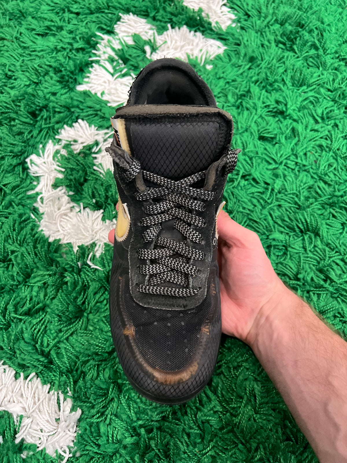 Nike Air Force 1 Low Off-White Black White (Preowned 9M)
