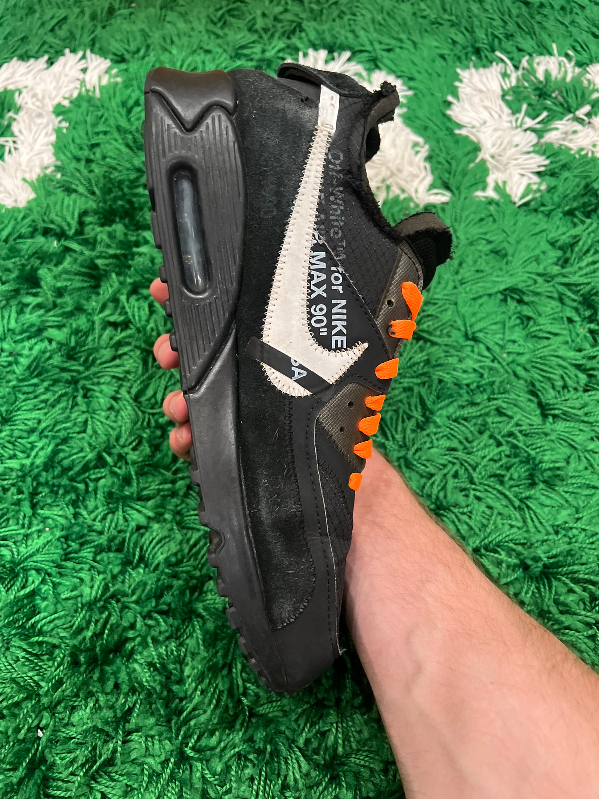 Nike Air Max 90 Off-White Black (Preowned 11M)