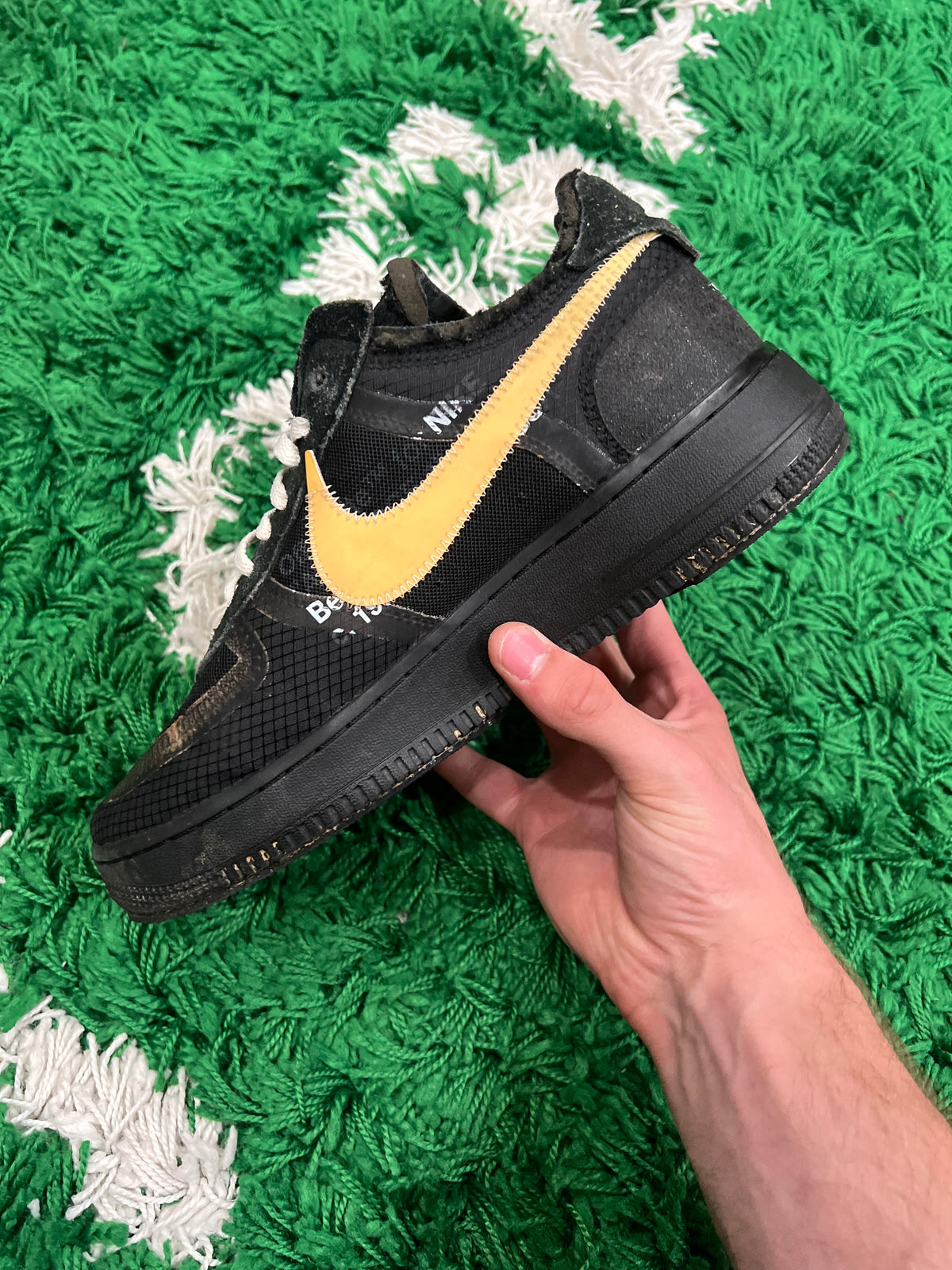 Nike Air Force 1 Low Off-White Black White (Preowned 8.5M)
