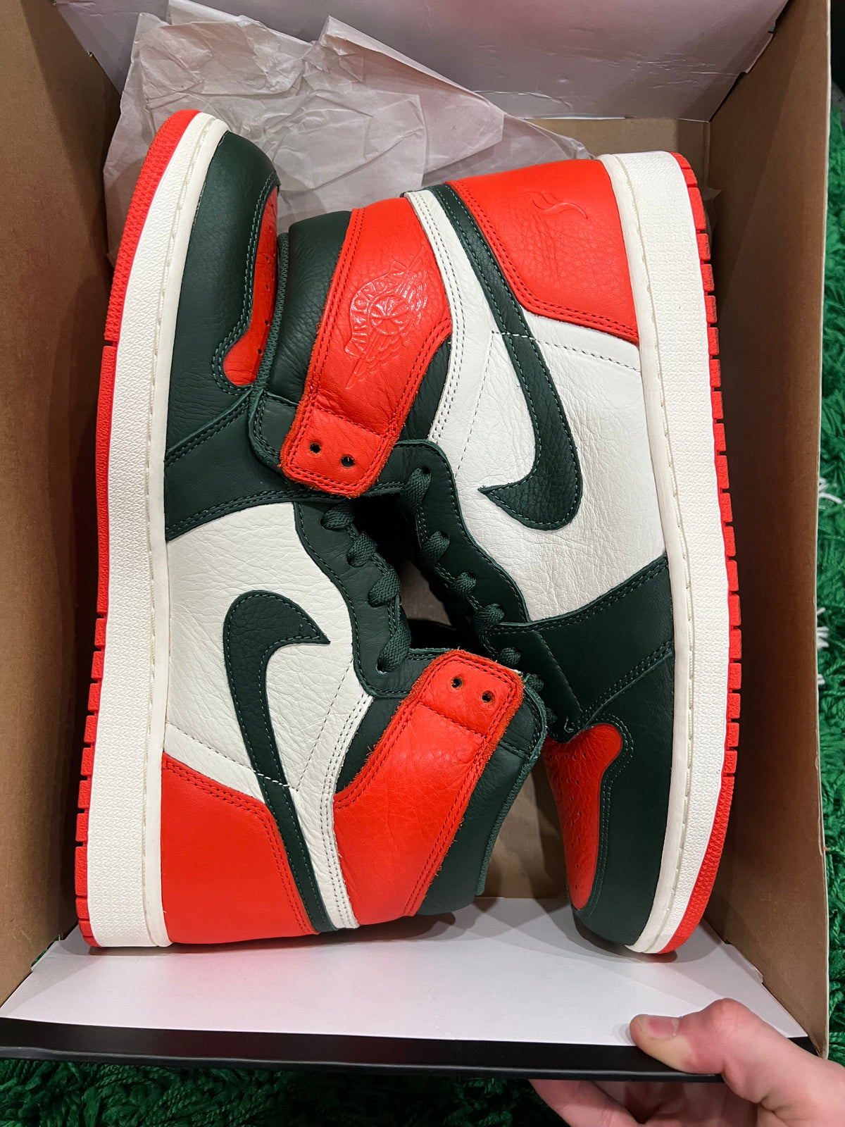 Jordan 1 High SoleFly Art Basel Sail (Preowned 14M)