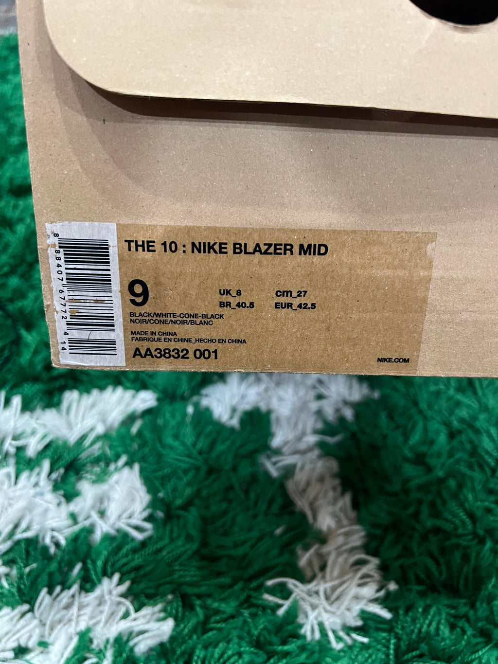 Nike Blazer Mid Off-White Grim Reaper (Preowned 9M)
