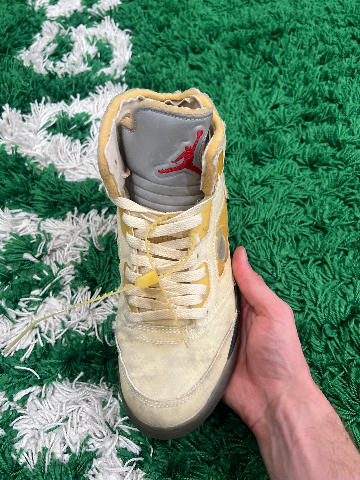 Jordan 5 Off-White Sail (Preowned 8M)