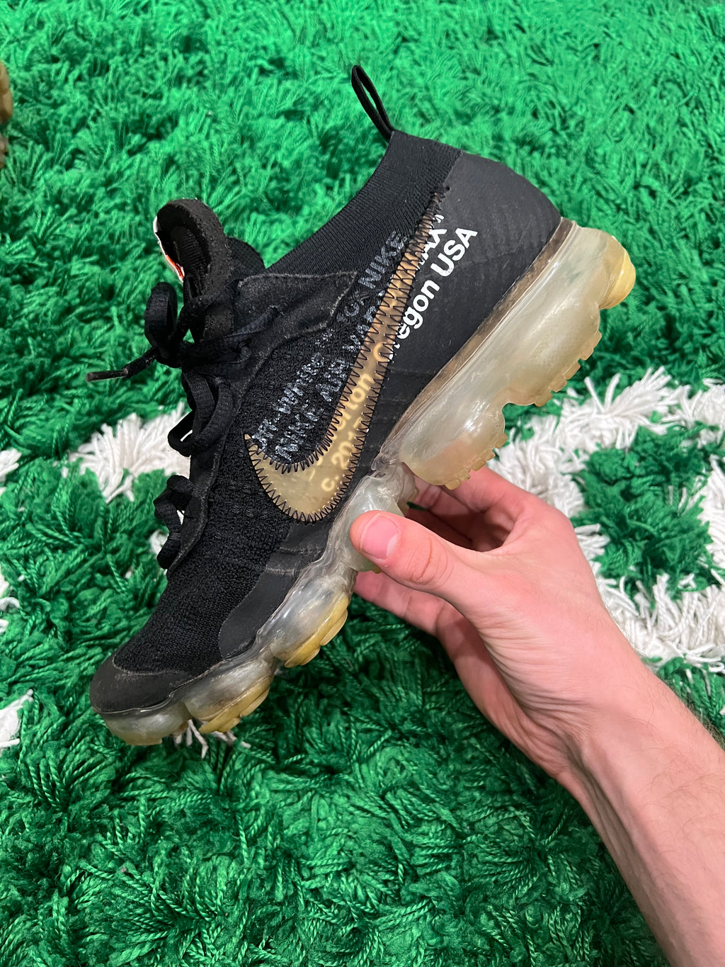 Nike Air VaporMax Off-White Black (2018) (Preowned 9M)