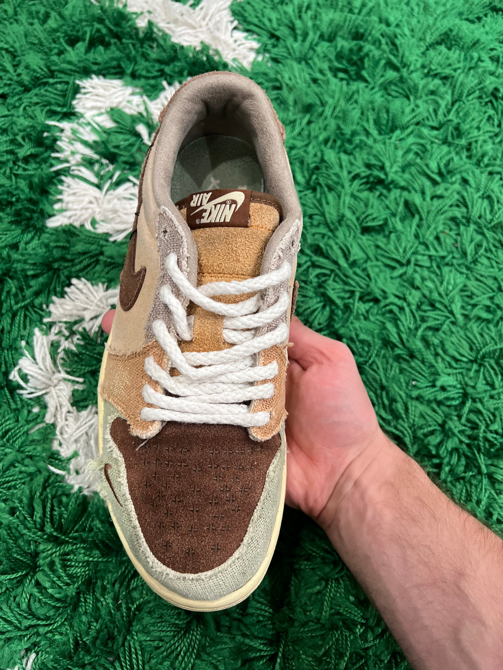 Jordan 1 Low Zion Williamson Voodoo (Preowned 8M)