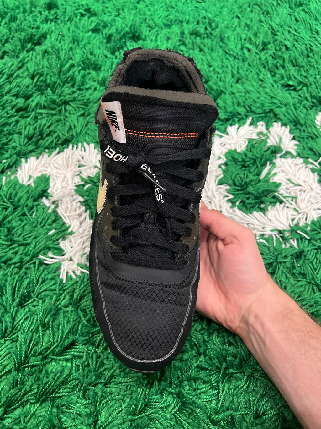 Nike Air Max 90 Off-White Black (Preowned 10M)