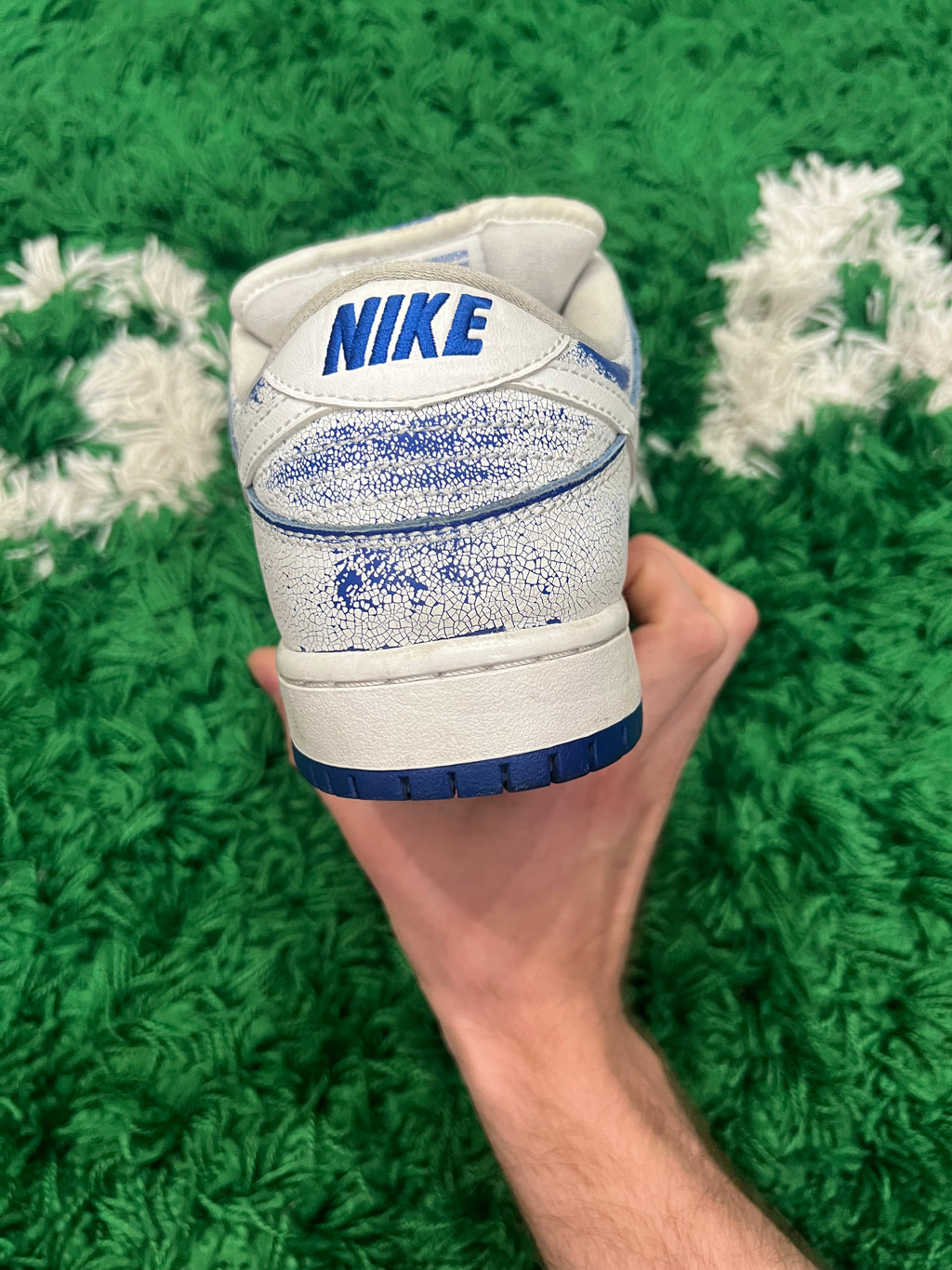 Nike SB Dunk Low Premium White Game Royal (Preowned 9M)