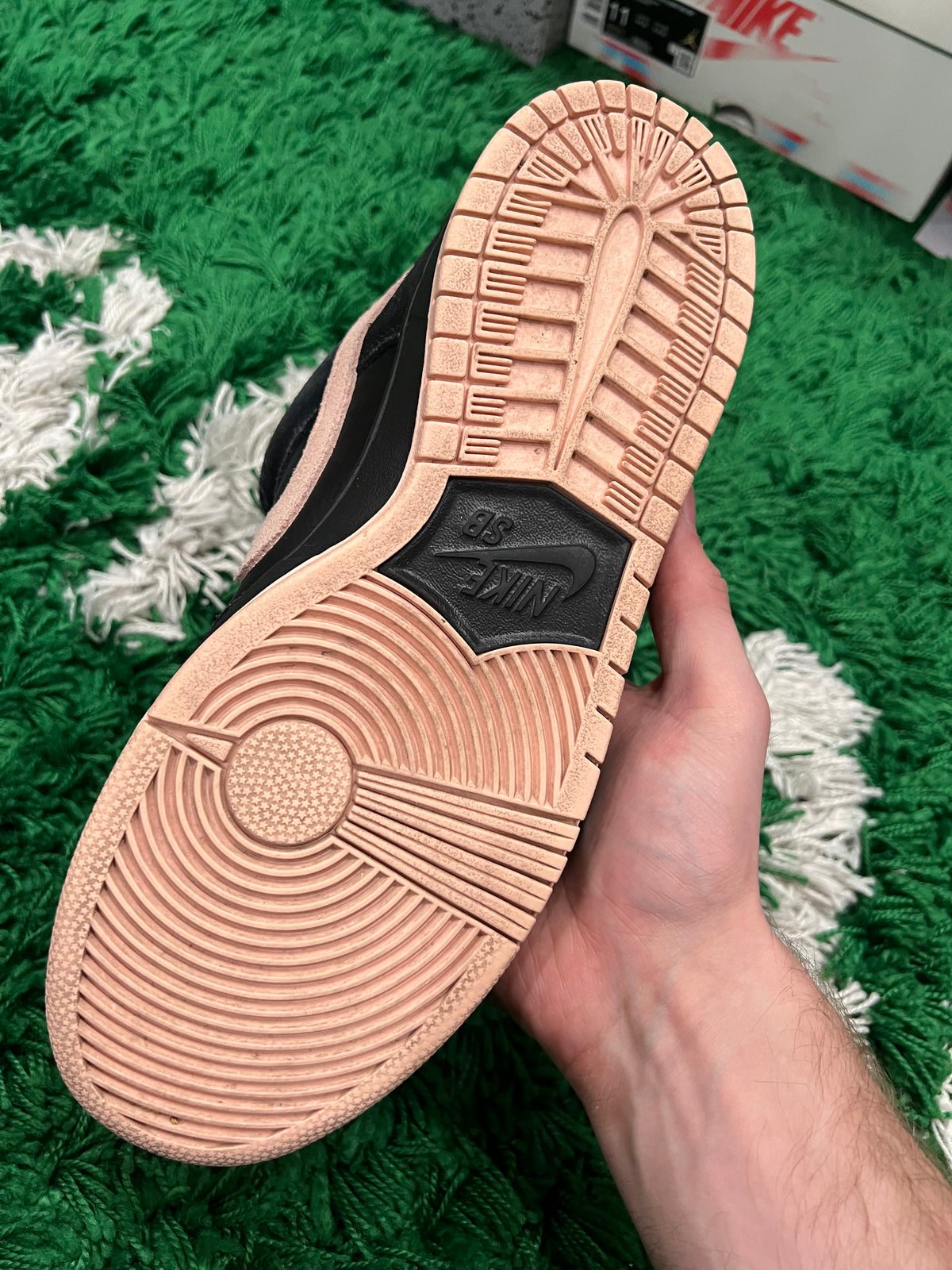 Nike SB Dunk Low Black Washed Coral (Preowned 9.5M)