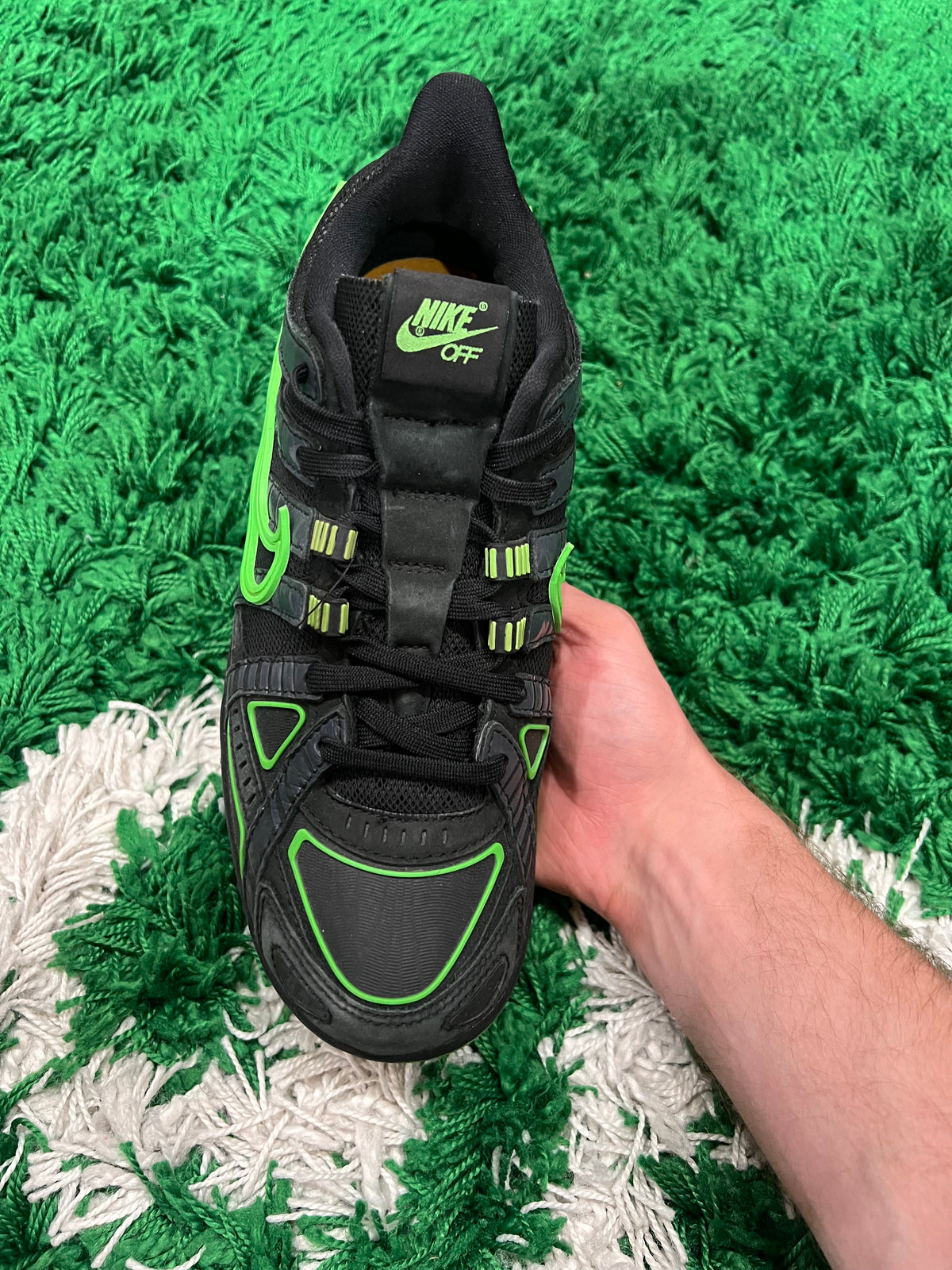 Nike Air Rubber Dunk Off-White Green Strike (Pre-Owned 8M)