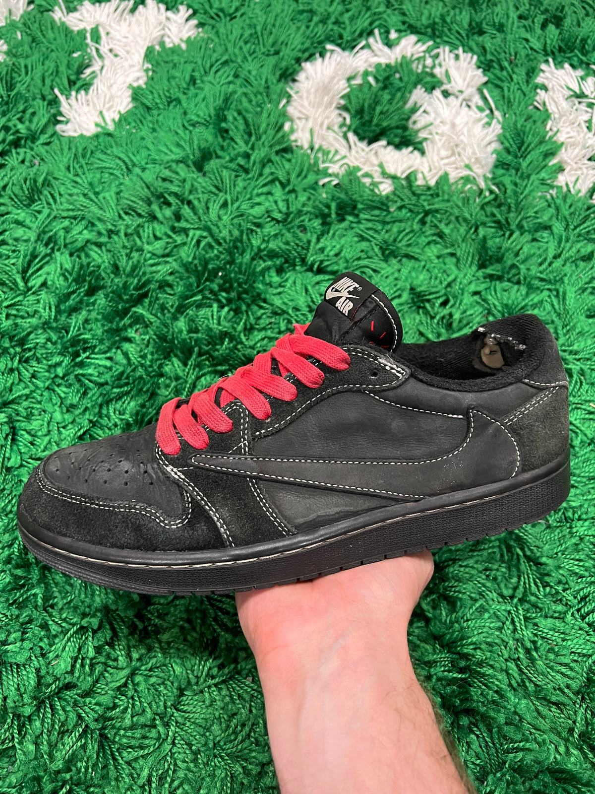 Jordan 1 Low Travis Scott Black Phantom (Pre-Owned Size 9.5M)