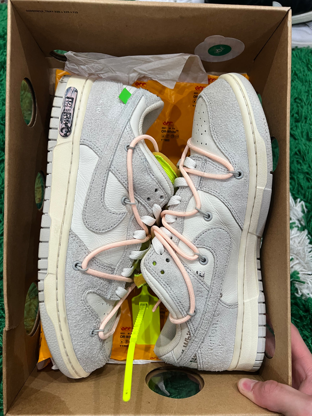 Nike Dunk Low Off-White Lot 12 (Preowned 9.5M)
