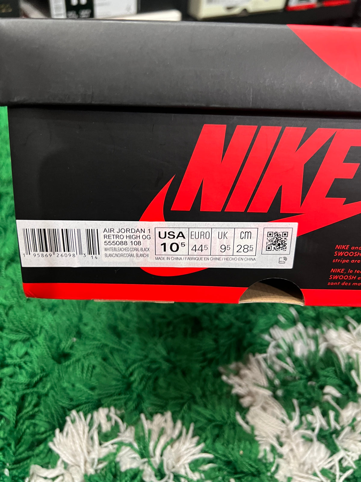 Jordan 1 High Bleached Coral (Pre-Owned 10.5M)