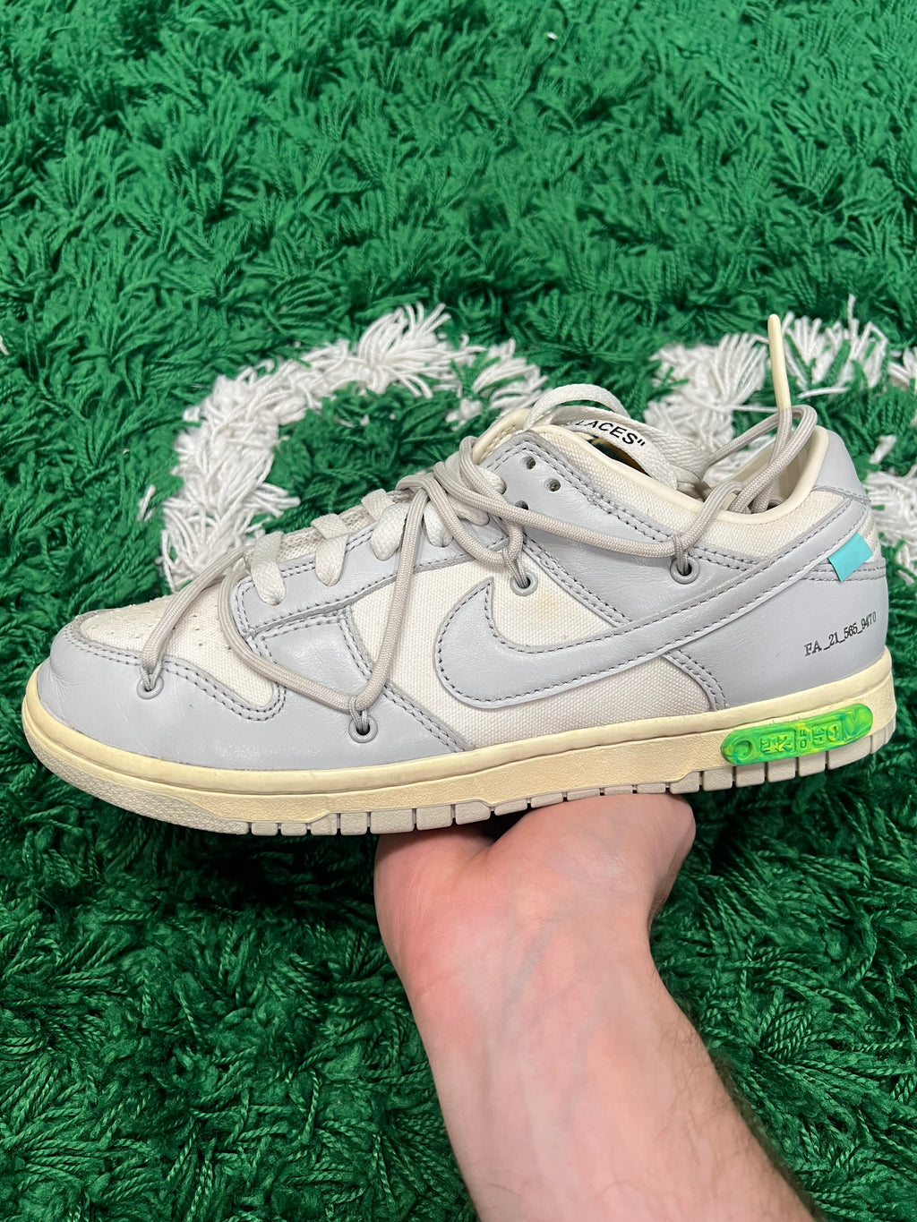 Nike Dunk Low Off-White Lot 42 (Preowned 8.5M)
