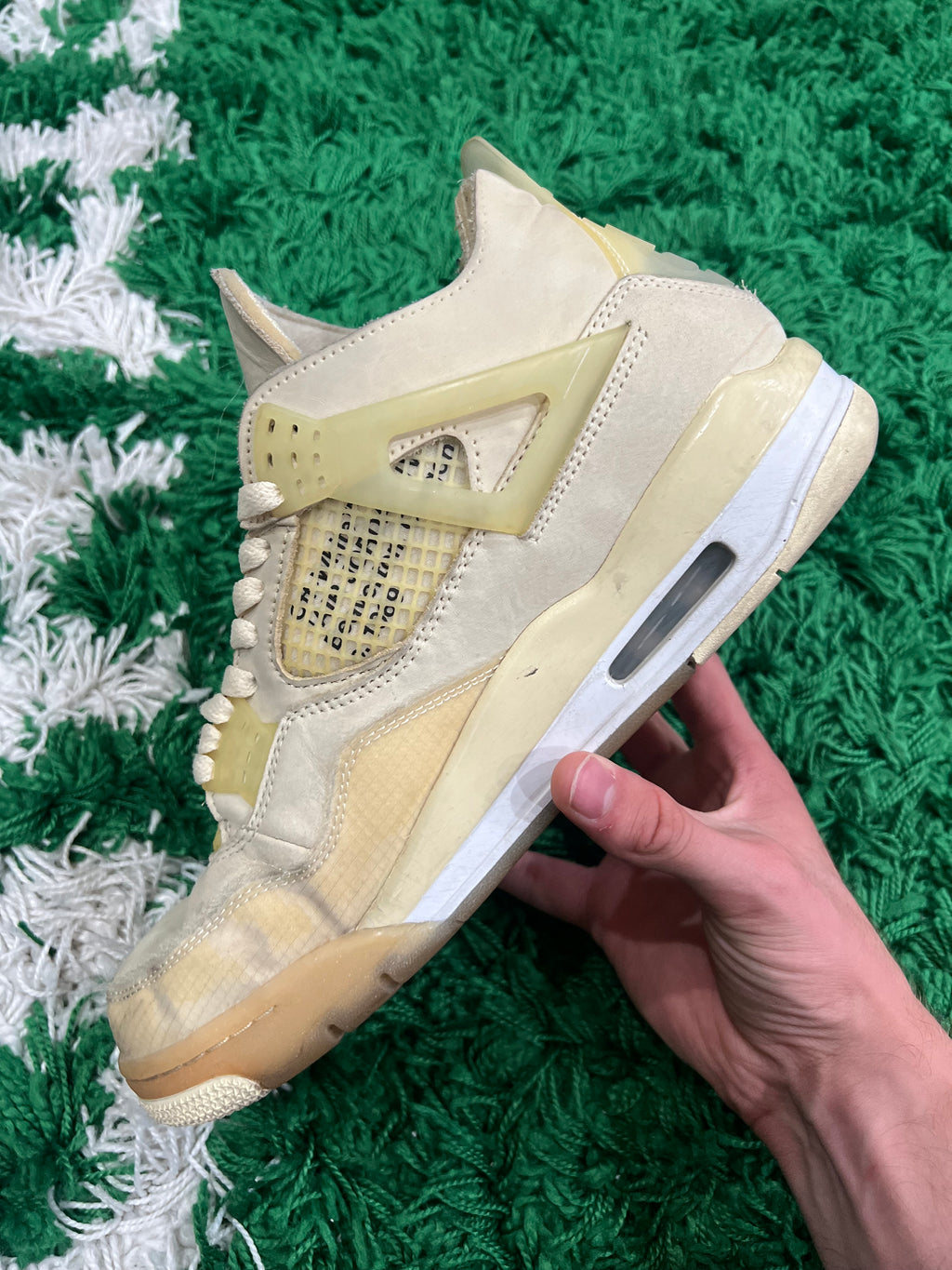 Jordan 4 Off-White Sail (Women's) (Preowned 9.5M/11W)