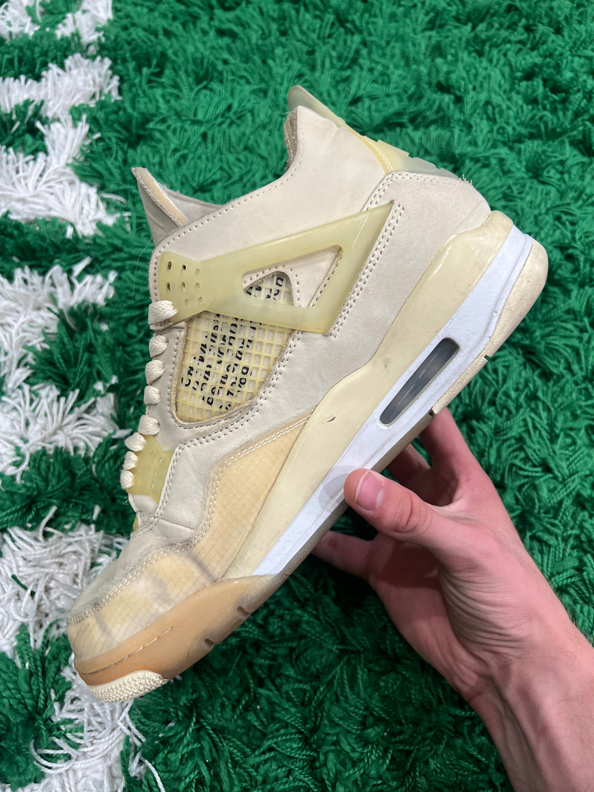 Jordan 4 Off-White Sail (Women's) (Preowned 9.5M/11W)