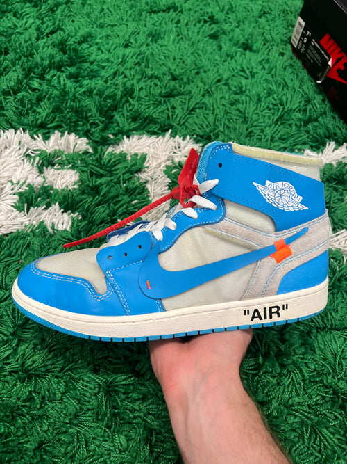 Jordan 1 High Off-White University Blue (Preowned 12M)