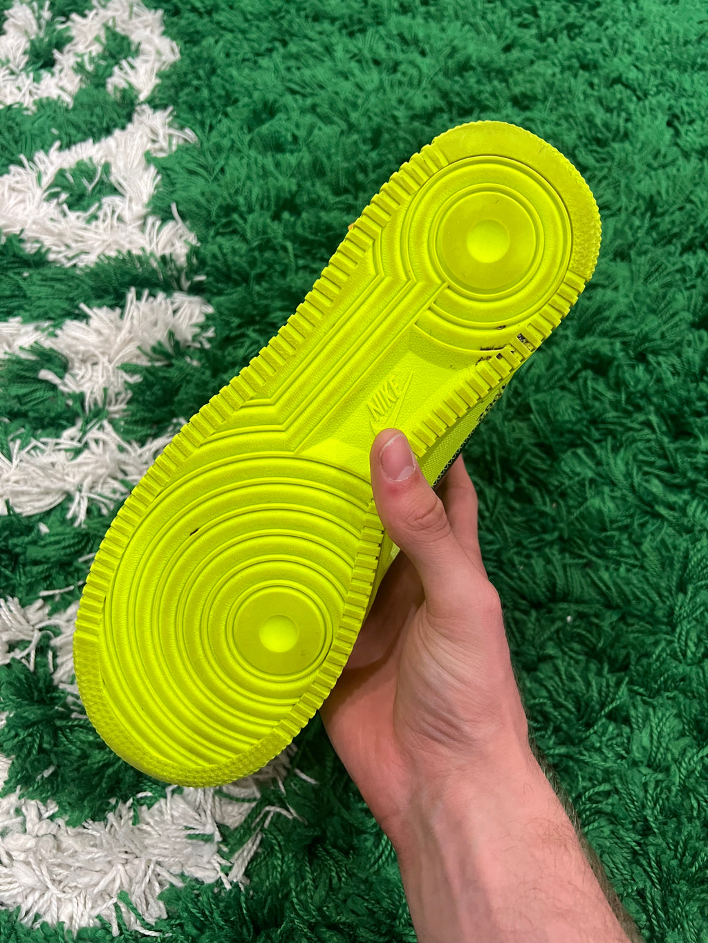 Nike Air Force 1 Low Off-White Volt (Pre-Owned 9M)