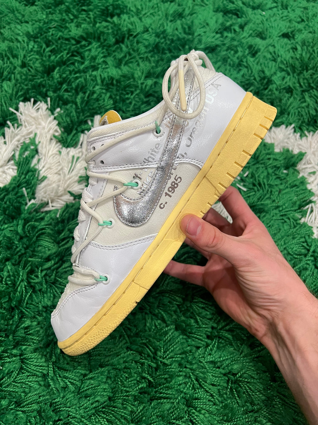 Nike Dunk Low Off-White Lot 1 (Preowned 8M)