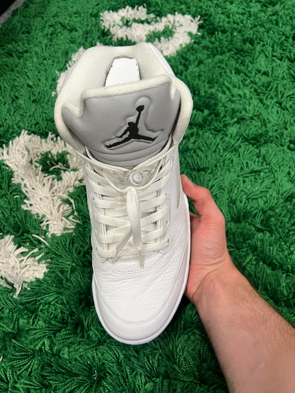 Jordan 5 White Metallic (2015) (Pre-Owned Size 10.5M)