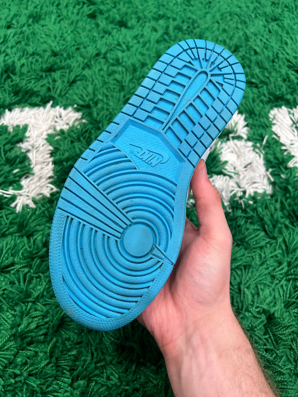Jordan 1 High Off-White University Blue (Preowned 4M)