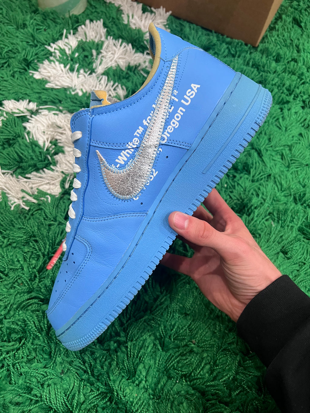Nike Air Force 1 Low Off-White MCA University Blue (Preowned 11.5M)