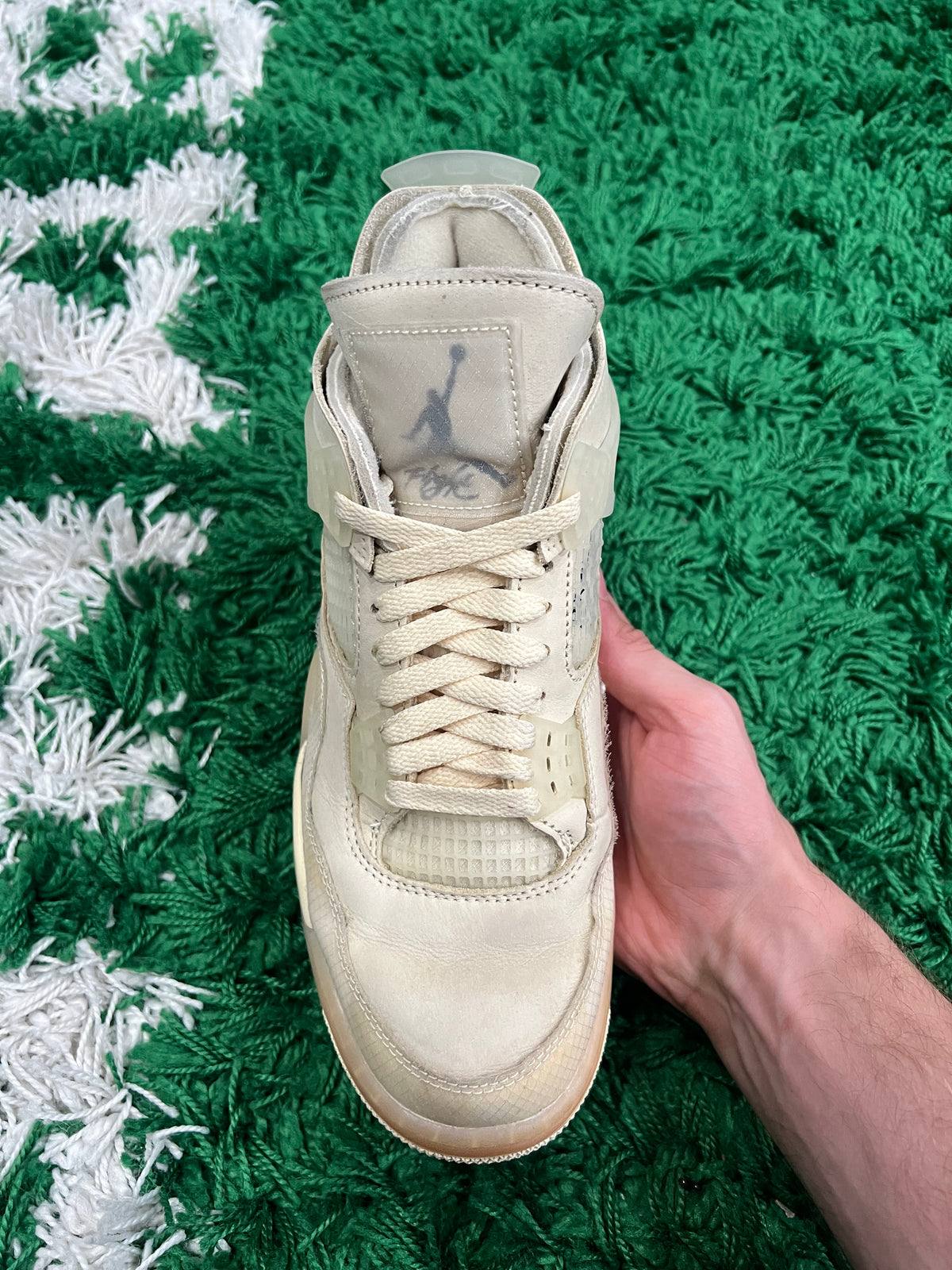 Jordan 4 Off-White Sail (Women's) (Preowned 8M/9.5W)