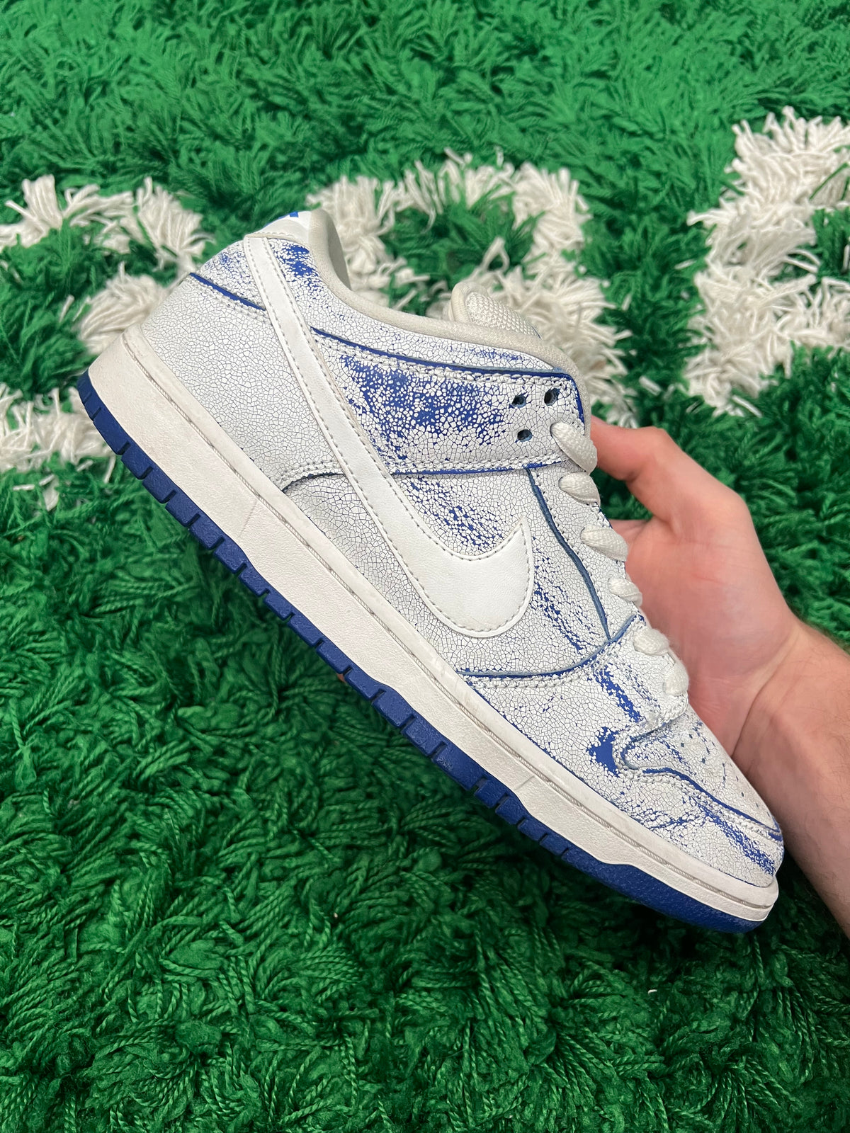 Nike SB Dunk Low Premium White Game Royal (Preowned 9M)