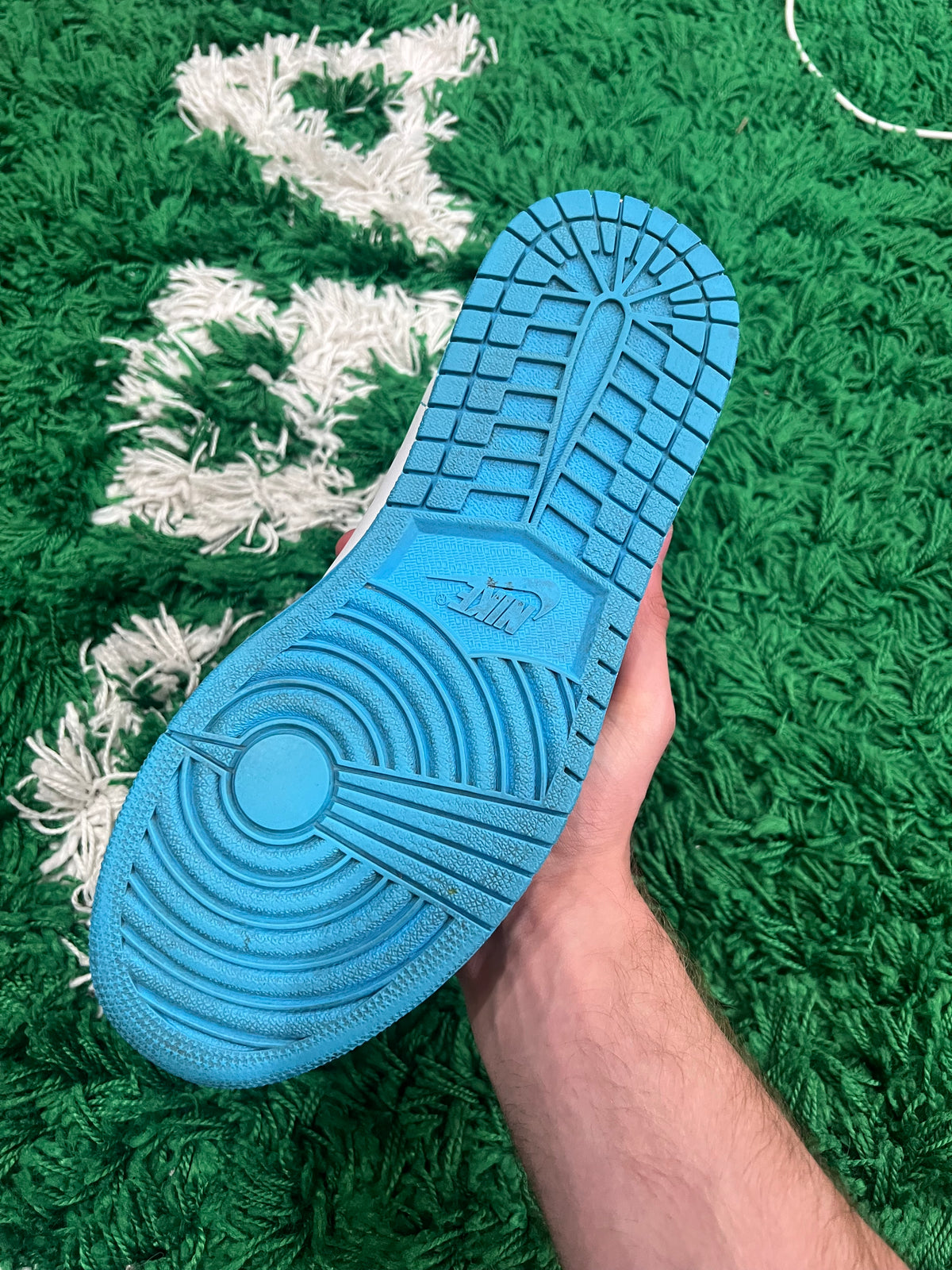 Jordan 1 High Off-White University Blue (Preowned 9.5M)