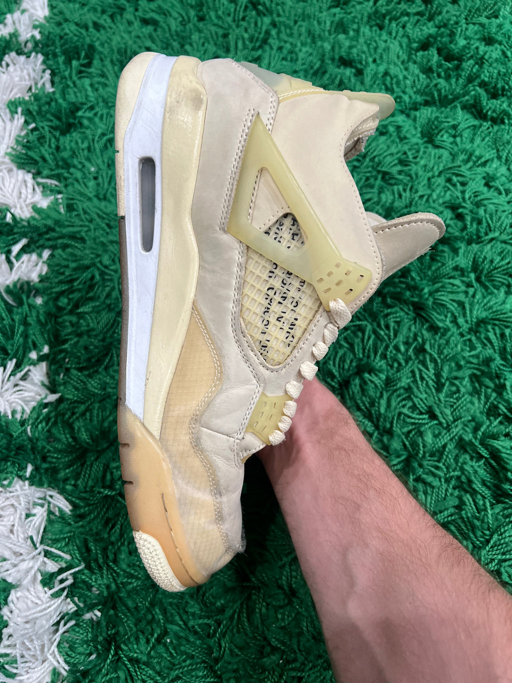 Jordan 4 Off-White Sail (Women's) (Preowned 9.5M/11W)