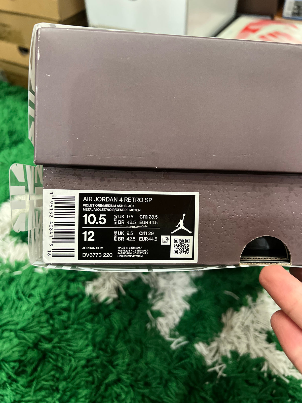 Jordan 4 A Ma Maniere Violet Ore (Preowned 10.5M)