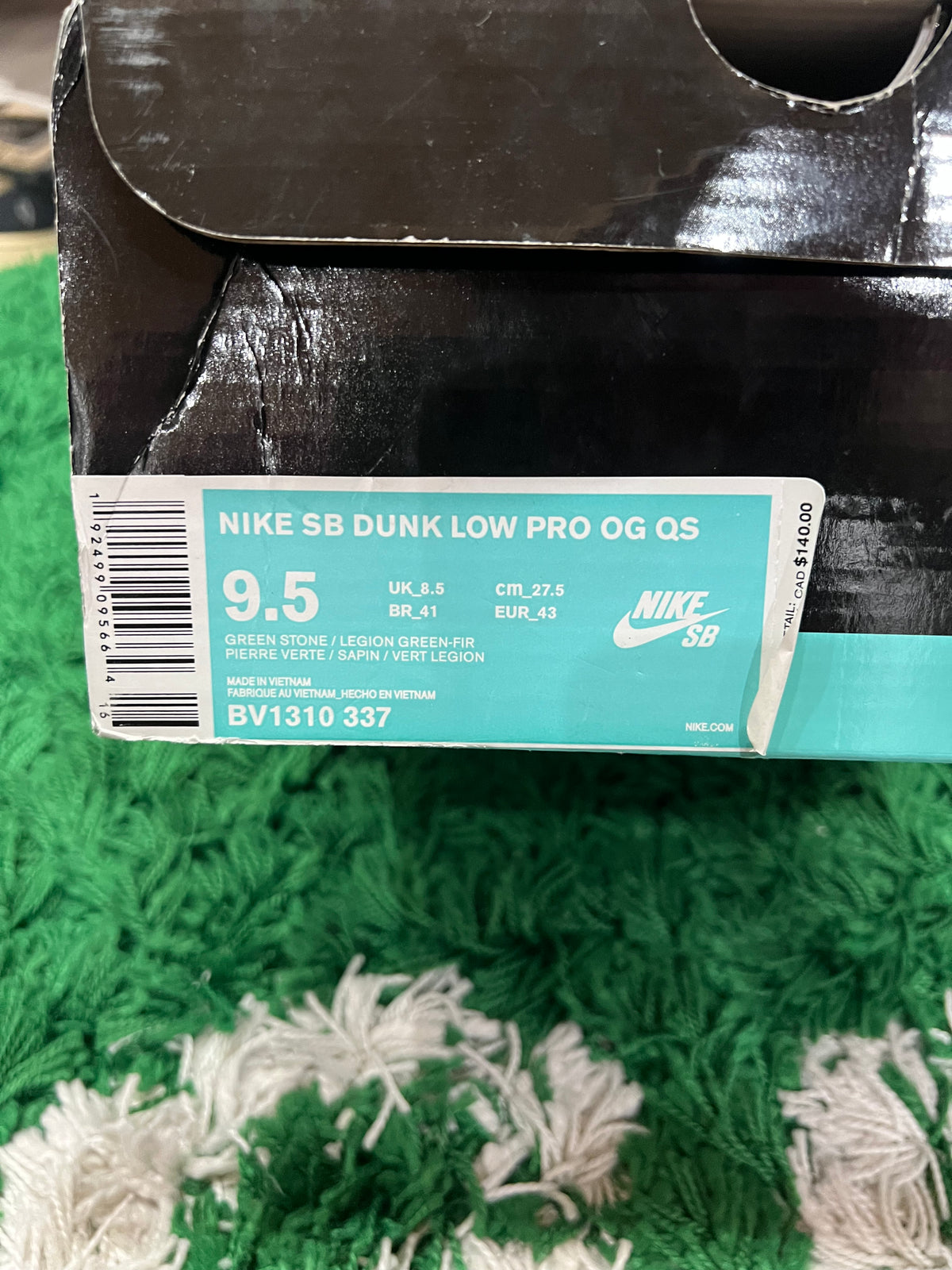 Nike SB Dunk Low Concepts Green Lobster (Pre-Owned 9.5M)