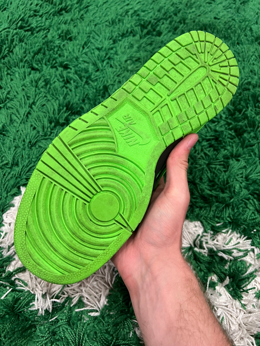 Nike Air Rubber Dunk Off-White Green Strike (Pre-Owned 9.5M)