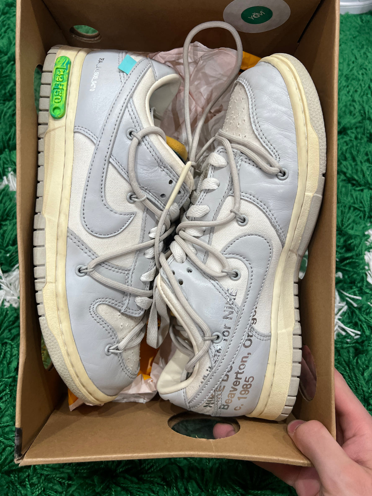Nike Dunk Low Off-White Lot 42 (Preowned 8.5M)