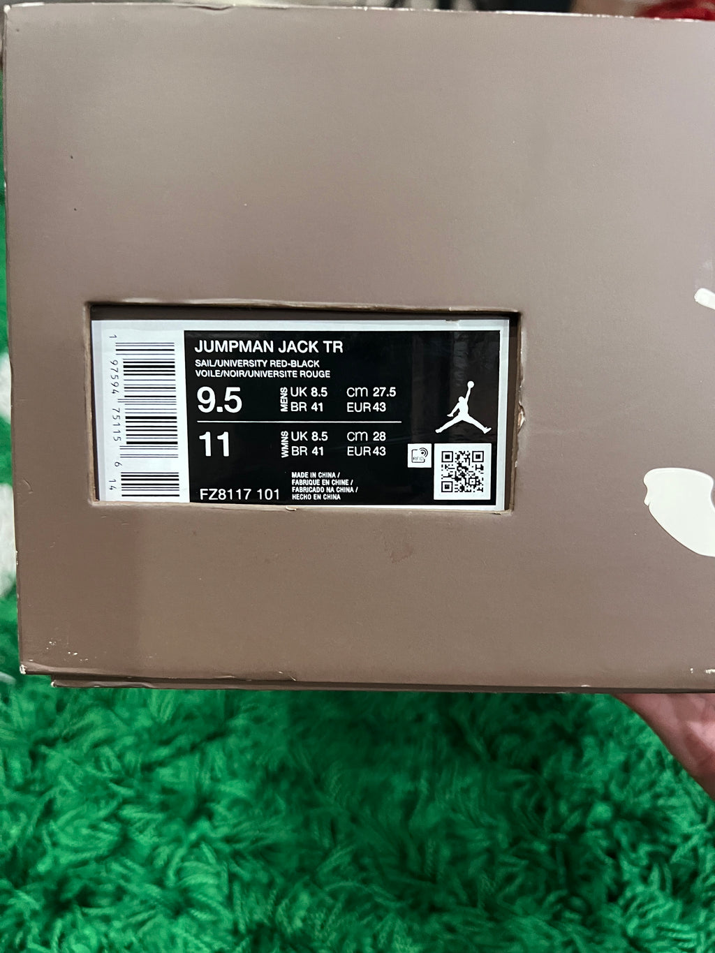 Jordan Jumpman Jack Travis Scott University Red (Preowned 9.5M)
